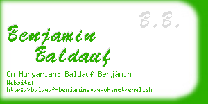 benjamin baldauf business card